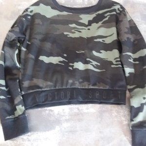 Victoria's Secret Camo Crop Sport Top